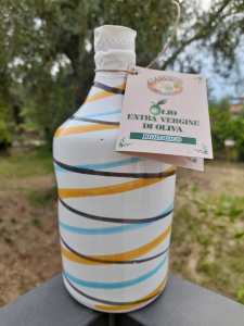 Bottiglia Olio Extravergine di Oliva Biologico 750 ml.